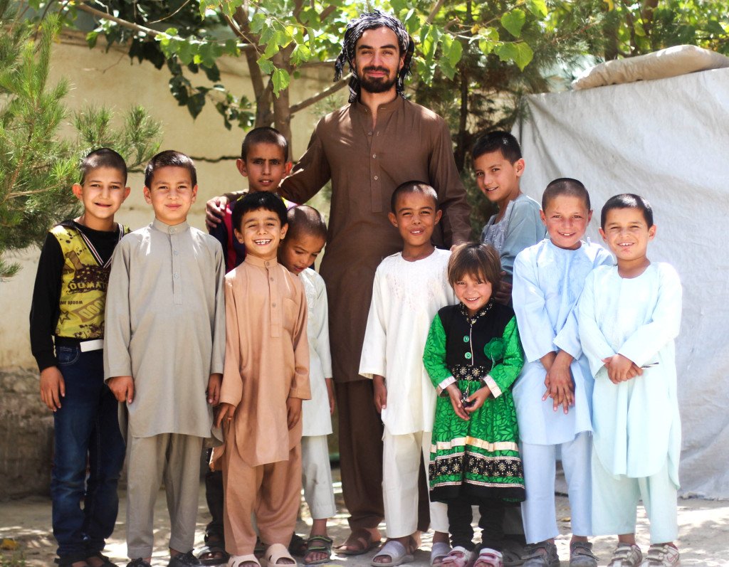 Boban Delev en Kabul, Afganistán. 2015)