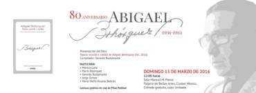 Abigael Bohórquez, 80 aniversario: Homenaje Nacional