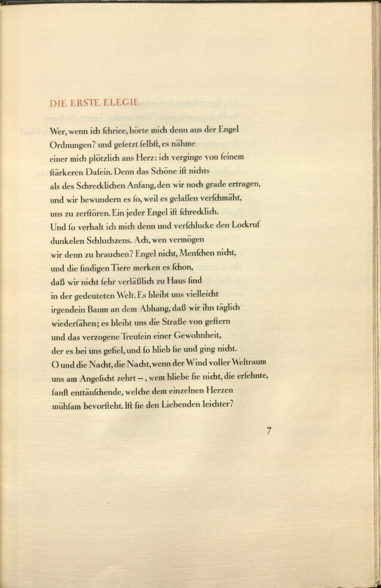 Notas a La primera elegía de Duino de Rainer Maria Rilke en su centenario Circulo de Poesía